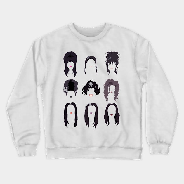 Creepy Girls Crewneck Sweatshirt by LVBart